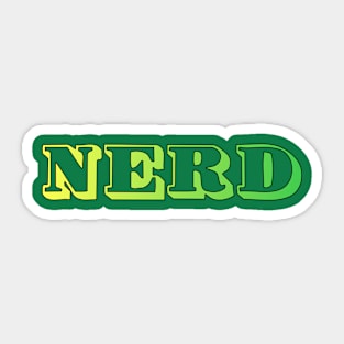 Nerd Funny Quote Sticker